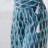 Palazzo Pants – Turquoise Ikat