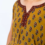 Lucy Kaftan Dress Mustard