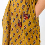 Lucy Kaftan Dress Mustard