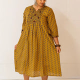 Shruti Dress Mustard