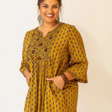 Shruti Dress Mustard